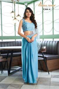 เครื่องแต่งกายผ้าซาตินสีสำคัญพร้อมงานเย็บปักถักร้อยผ้าซาตินล่าสุด - Product Image 5