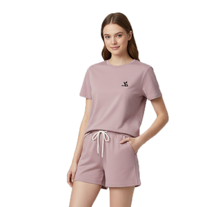 Conjunto de Camiseta y Pantalones Cortos de Verano, Ropa de Verano Más Vendida, Conjunto de Dos Piezas de Secado Rápido para Mujer a Precio Económico, Ropa Casual para Mujer - Product Image 4