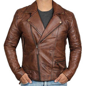 Chaqueta de Cuero para Hombre, Invierno, con Logotipo Frontal, Resistente al Viento, Ecológica, Cómoda y Transpirable, Gran Venta - Product Image 4
