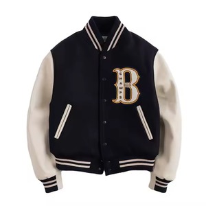 Entièrement personnalisable chaud Varsity laine Logo Chenille broderie Baseball Letterman vestes Vintage Varsity Jacket quantité minimale de commande bas - Product Image 3