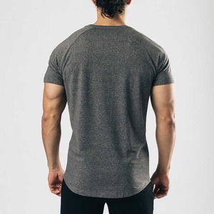 Verano moda hombres Top ligero 180 gramos moda pesado algodón manga corta cuello suelto impreso camiseta pareja estilo - Product Image 5