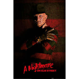 Póster de Pesadilla en Elm Street, Decoración de Pared de Freddy Krueger, Material de Papel - Product Image 1