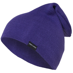 Bonnet tricoté d'hiver brodé personnalisé de haute qualité Bonnet chaud doublé en satin pour femmes avec motif à carreaux pour les scènes d'affaires - Product Image 2