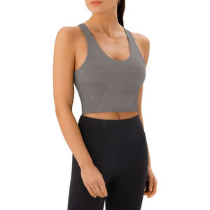 Sujetador Deportivo Ligero transpirable para mujer personalizado para entrenamiento Fitness técnica lavada - Product Image 2