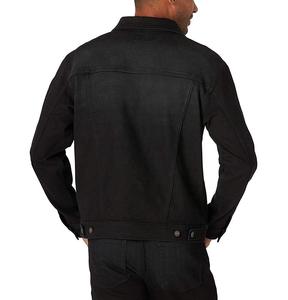 Chaqueta Vaquera de Invierno para Hombre, 100% Algodón, Impermeable, Transpirable, Estilo Vintage de Alta Calidad, Hecha en Pakistán, Teñida de Negro - Product Image 6