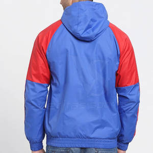 Veste de pluie en toile imperméable pour hommes, coupe-vent à capuche pour la saison d'hiver, vêtements d'extérieur en gros - Product Image 4