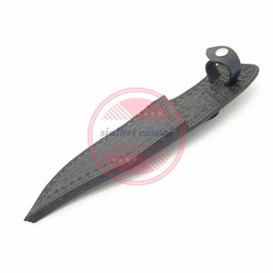 Funda de cuero hecha a mano personalizada para Cuchillo de hoja fija | cubierta de cuchillo de chef personalizada - Product Image 5