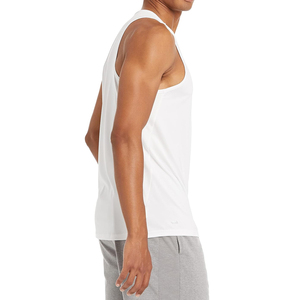 Wholesale <b>Rib</b> Sleeveless 100% Cotton Singlet <b>Men's</b> Blank Solid color <b>Vest</b> <b>Men</b> Fitness Workout Gym wear tank top - Product Image 3