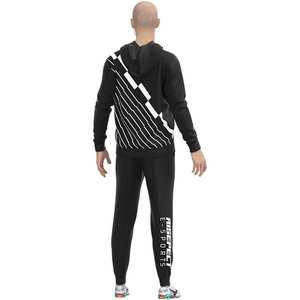 En stock, sweat-shirt pour homme en spandex, coutures durables, fabrication OEM personnalisée en gros - Product Image 5