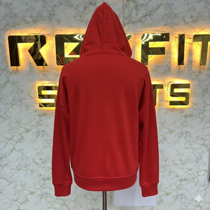 Sudaderas con capucha con cremallera de baja tasa de corte perfecto de alta calidad profesional al por mayor estilo de moda de diseño de serigrafía personalizado - Product Image 2