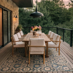 Conjunto de Sofás Seccionales de Aluminio para Patio, Resistentes a la Intemperie, para Villa, Jardín o Terraza - Product Image 4