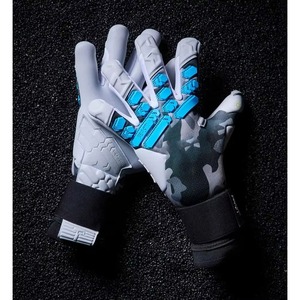 Gants de gardien de but de football professionnels en latex, doigts entiers, imperméables, respirants, fermeture à lacets, haute qualité, unisexe, pour extérieur - Product Image 4