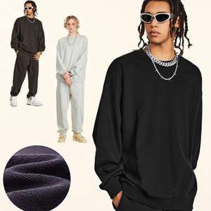 Ensemble de survêtement 2 pièces 440G pour homme et femme, design personnalisé, vêtements de sport, jogging, collection 2026 - Product Image 4