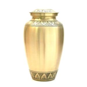โกศบรรจุอัฐิทองเหลืองสมัยใหม่ ขนาดผู้ใหญ่ สำหรับตกแต่งและเก็บรักษาอัฐิของมนุษย์ - Product Image 2