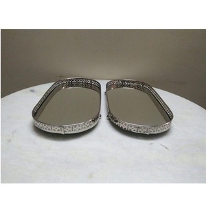 Bandeja de Servicio de Acero Inoxidable con Acabado Vintage Pulido a Espejo, Bandeja de Servicio para Galletas y Bizcochos para Restaurante, Plato Ovalado - Product Image 5