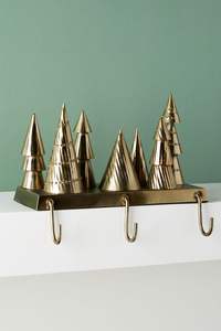 <b>Christmas</b> iron <b>stocking</b> hanger with old world charm and vintage flair for cozy fireside decorating - Product Image 5