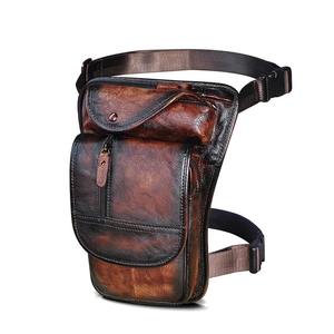 Sac en cuir imperméable pour hommes, sac de voyage pour l'extérieur, sac à bandoulière décontracté pour hommes, randonnée, course, LWB-0046 - Product Image 4