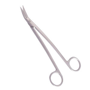 Ciseaux de chirurgie médicale Dean 17 cm en acier inoxydable bord de scie incurvé Source d'alimentation manuelle ciseaux à gomme à pansement chirurgical - Product Image 1