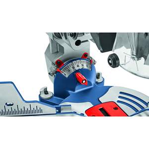 Sierra ingletadora deslizante de doble bisel de 18 V con batería de alta potencia de 8 Ah para corte de metal y madera, para uso industrial y bricolaje, 10 pulgadas - Product Image 1