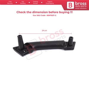 Manija Interior de Puerta Delantera BDP1527 Negra Izquierda Derecha para Master MK3 NV400 Interstar Vauxhall Movano B 8200730608 - Product Image 2