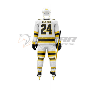 Kit d'uniforme de hockey de haute performance Couleurs d'équipe personnalisées disponibles Idéal pour les entraînements de tournois ou les jeux à bas prix - Product Image 6
