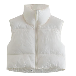 Chaqueta acolchada de lona personalizada para hombre, cómoda chaqueta acolchada de nailon con logotipo estampado completo, mangas con capucha OEM, producto de entretenimiento deportivo - Product Image 3