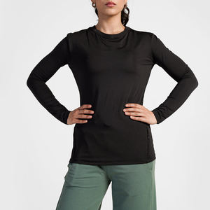 T-shirts en coton personnalisés tendance et écologiques pour femmes, hauts décontractés d'été par des fabricants élégants, vente en gros ODM - Product Image 5