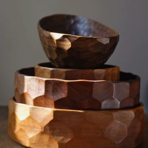 Bol de service en bois d'acacia mangue - Product Image 6