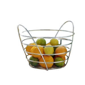 Top Kitchenware Gold <b>Wired</b> Fruit <b>Storage</b> <b>Basket</b> Exporter Customized Handmade Iron <b>Basket</b> for Fruit <b>Storage</b> - Product Image 2