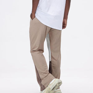 Nouveauté Streetwear vierge personnalisé, pantalon de survêtement évasé pour hommes, pantalon en coton éponge française pour hommes, pantalon de survêtement évasé lavé pour hommes - Product Image 5