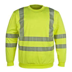 Wholesale Men's Reflective Windproof Polyester Shirt ANSI/ISEA 107 Certified High Visibility Workwear Breathable Quick Dry - Product Image 2
