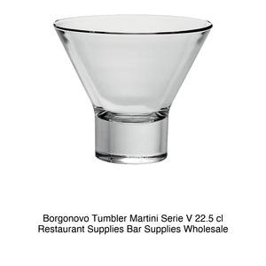 Vaso Martini Borgonovo Serie V 22.5 cl, Suministros para Restaurantes, Suministros para Bares, Venta al por Mayor - Product Image 2