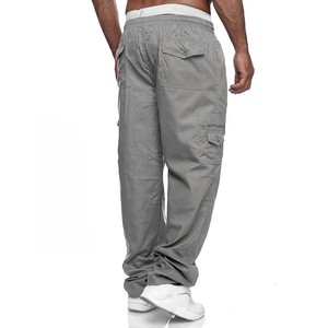 Pantalon de survêtement décontracté pour hommes le plus vendu Style de taille moyenne léger avec Logo personnalisé Tissu en toile brodé Technique - Product Image 2