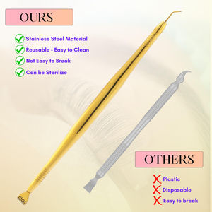 KAAMIR INSTRUMENTS Applicateur de rehaussement de cils végétalien de qualité supérieure en acier inoxydable, durable, pour une permanente rapide en 5-8 minutes - Product Image 3