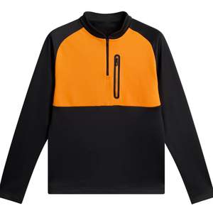 Sudadera Deportiva Unisex con Media Cremallera y Logotipo Personalizado Bordado OEM, de Alta Calidad, para Invierno, al Aire Libre, al por Mayor - Product Image 1