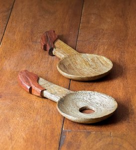 Ensemble de couverts en bois de conception solide, vente en gros, pour hôtel et Restaurant, couverts en bois, cuillère, couverts pour ustensiles de cuisine - Product Image 3