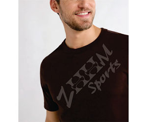 T-shirt à col rond 100% coton pour hommes Jersey de haute qualité 220g Écologique Respirant Uni Design solide Logo avant Style décontracté - Product Image 1