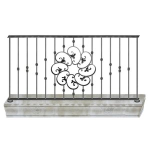 Tùy chỉnh tay vịn sắt hiện đại mô hình tùy chỉnh cho căn hộ biệt thự ban công khách sạn bệnh viện trung tâm thương mại - Product Image 2