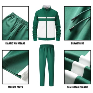 Vêtements de sport vintage OEM en gros pour hommes, coupe-vent uni avec poches, léger, 100% polyester - Product Image 6