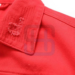 Chaqueta vaquera transpirable hecha en material de alta calidad para hombre, chaqueta vaquera para hombre superventas para adulto - Product Image 4
