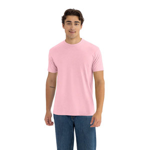 T-shirt classique unisexe For Level 6210 léger 100 % coton, personnalisable avec logo, rose clair, respirant et écologique - Product Image 4