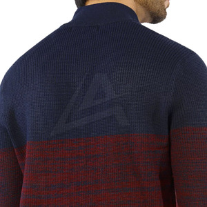 Sweat-shirt à fermeture éclair pour homme de grande taille Vêtements d'hiver Vêtements avec impression contrastée de couleurs Motif solide Tissu confortable - Product Image 6