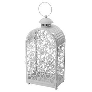 Ensemble de deux lanternes marocaines de taille personnalisée, bougeoir fait main enduit de poudre d'orange, lanterne classique en métal de fantaisie élégante - Product Image 3