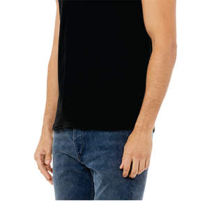 ด้าน Seamed ขายปลีกพอดี100% Airlume หวีและแหวนปั่นฝ้าย32เดี่ยว4.2ออนซ์สีดำ Unisex ถังเจอร์ซีย์ - Product Image 5