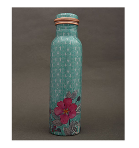 Botella de agua de cobre para beber Oficina y uso escolar Botella de cobre a prueba de fugas Venta más vendida Botella de cobre - Product Image 2