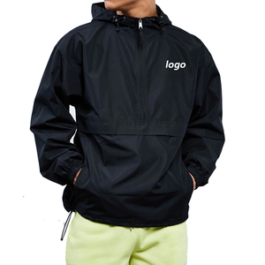 Veste coupe-vent quart fermeture éclair Soft Shell coupe-vent pour hommes veste coupe-vent de sport personnalisée de haute qualité pull veste pour hommes - Product Image 6