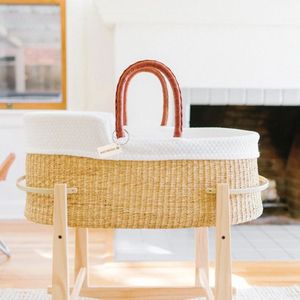 ตะกร้ามอสจากหญ้าทะเลธรรมชาติเตียงสำหรับเด็กผ้าทอมือ - Product Image 5