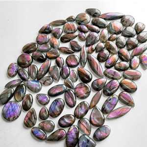 Cabochon de Labradorite Feu Violet Dhorgems, Véritable Cristal de Guérison Fait Main, Bijou en Cristal Naturel en Vrac du Rajasthan - Product Image 6