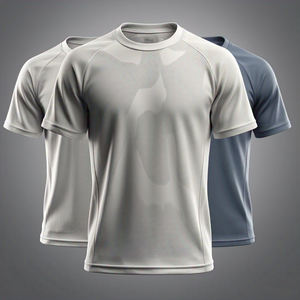 Col en v natation vêtements de plage t-shirt hommes à manches courtes 100% Polyester voir à travers l'été t-shirts hommes résille Football t-shirt hommes - Product Image 4