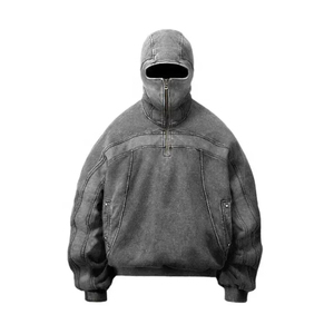 เสื้อฮู้ดกรดล้างจากโรงงานปากีสถานสําหรับบุรุษ - Product Image 1